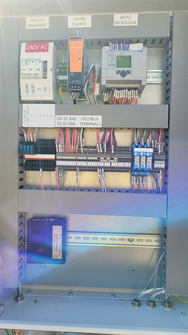 Tank inventory and control panel
