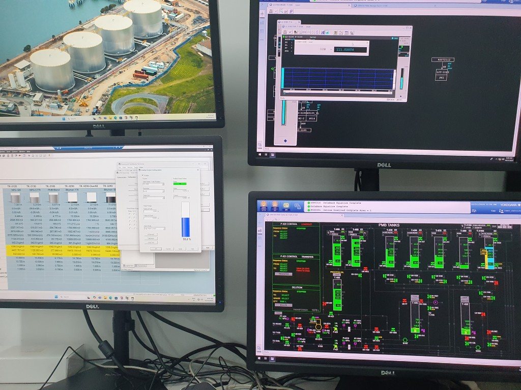Inventory and PLC interfaces | Terminal Gauging Services